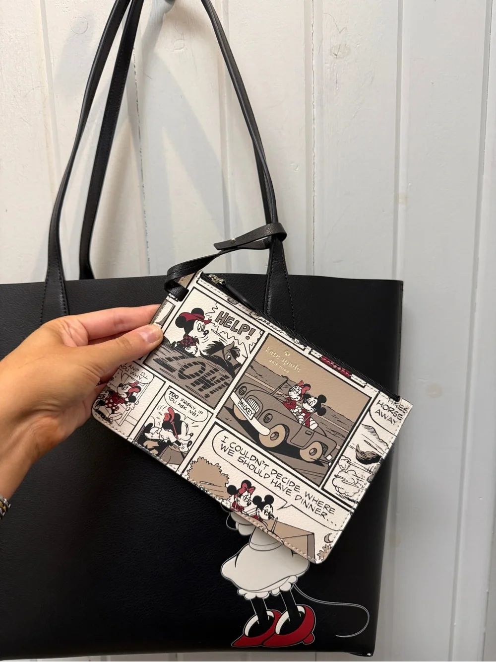 NWT Kate Spade New York x Disney Minnie Mouse Leather Tote